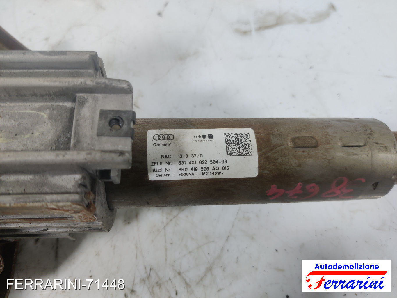 Canna Piantone Sterzo AUDI A4 AT 8K5 2008-2015 8K0419506AQ, 83140102250403