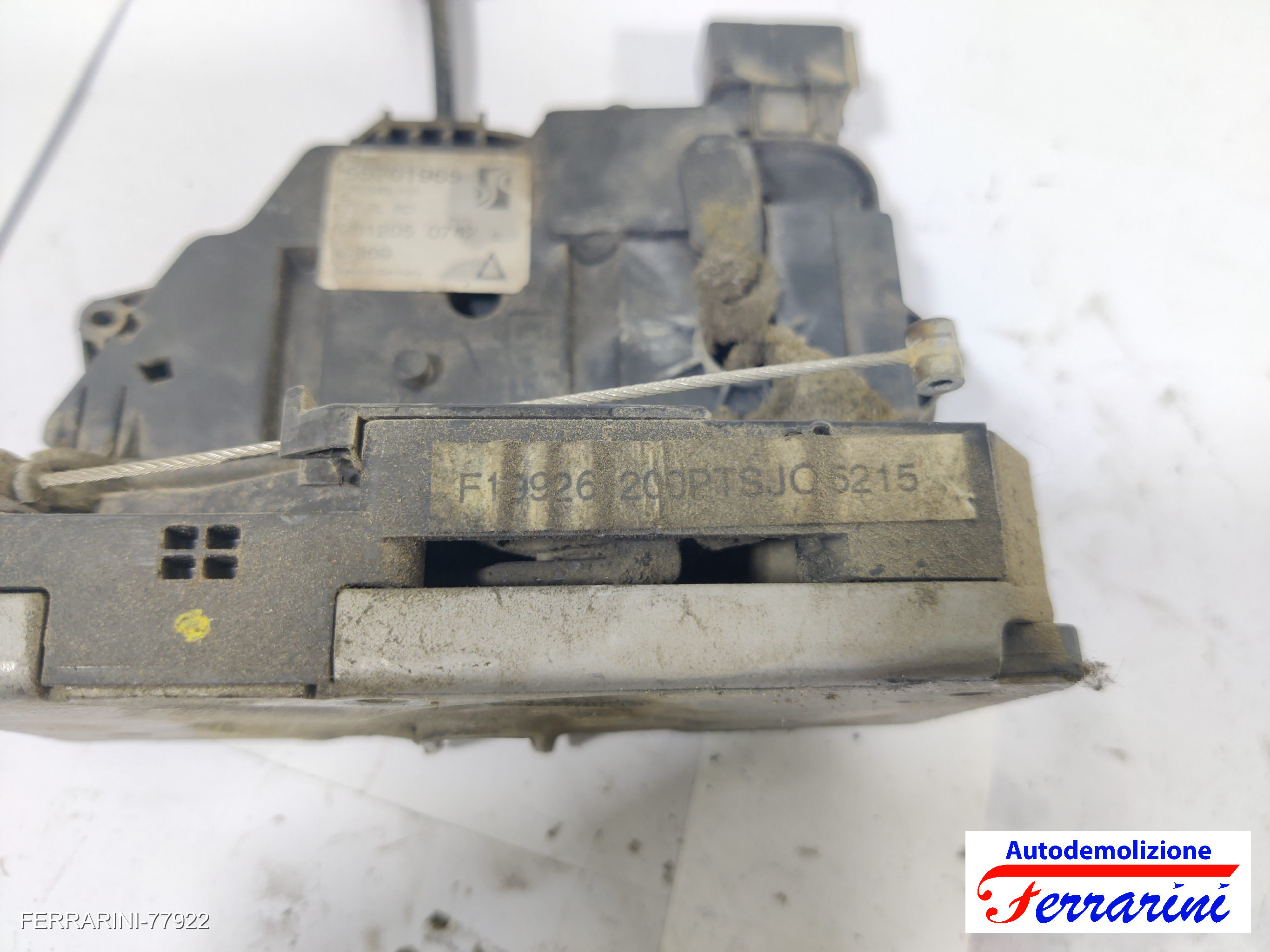 Serratura Porta FIAT GRANDE PUNTO 199 2005-2010 sinistro, sx, posteriore, post 12