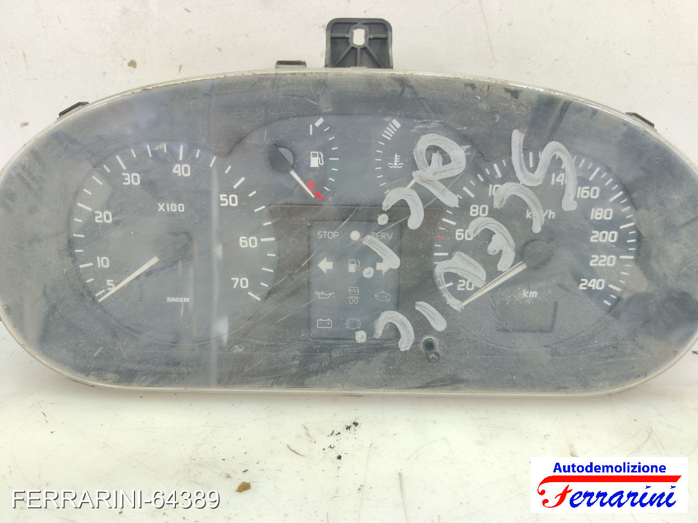Quadro Contachilometri RENAULT MEGANE 1 SW KA0/1 1.6 16V 1999-2003 8200071820