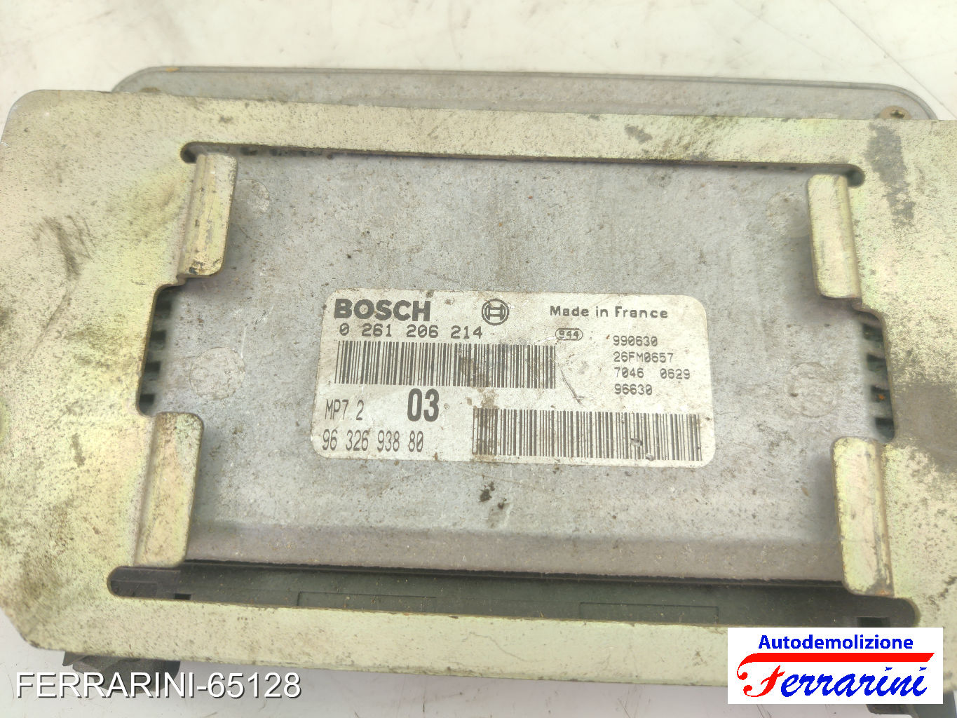 Centralina Motore CITROEN XSARA PICASSO N68 1.6 1999-2010 9632693880, 0261206214 9