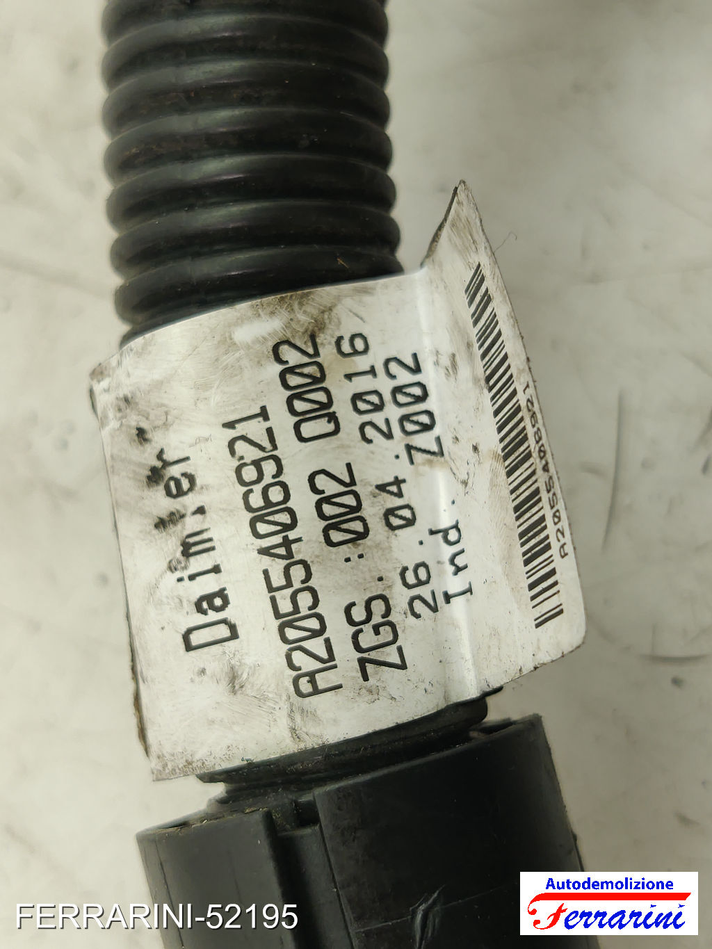 Cablaggio batteria alternatore MERCEDES CLASSE C S205 C 220 D 4MATIC 2015-2018