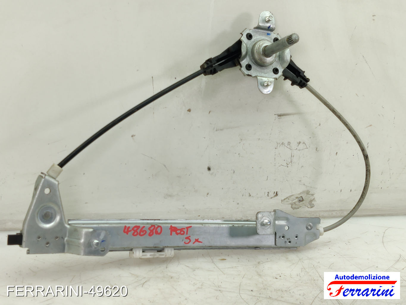 Alzavetro FIAT GRANDE PUNTO 199 2005-2013 sinistro, sx, posteriore, post 6