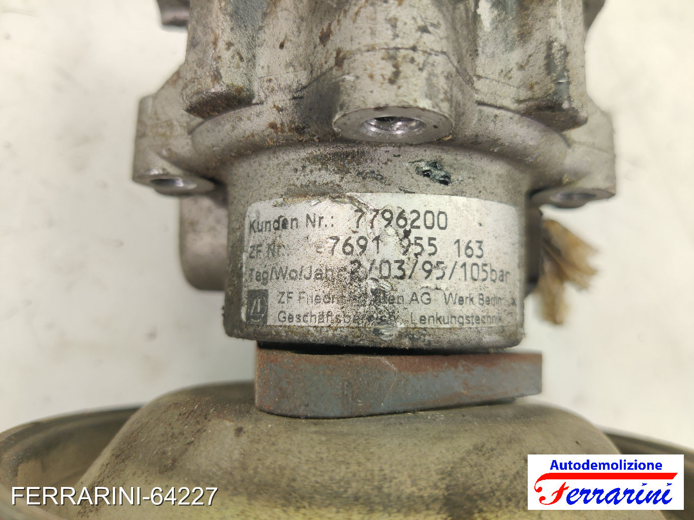 Pompa Servosterzo LANCIA KAPPA 838 2.4 20V 1994-2001 7796200, 46442644