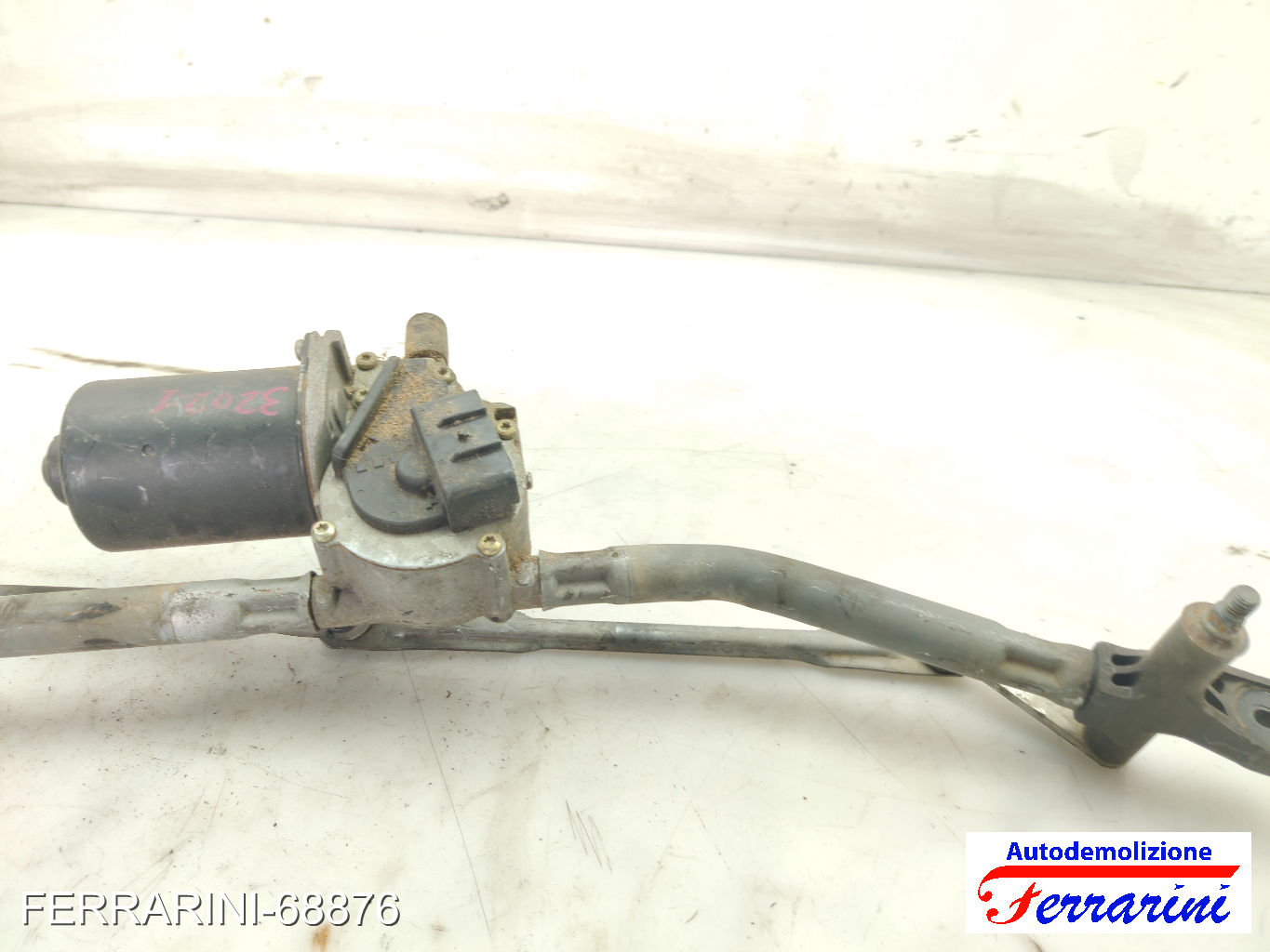 Spazzacqua Motorino Tergicristallo FIAT PUNTO 188 2003-2012 anteriore, frontale 7