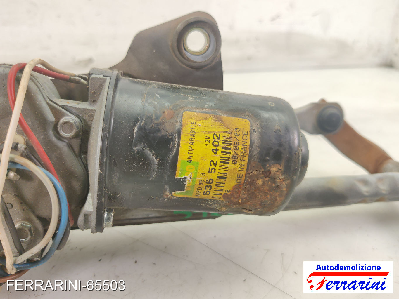Spazzacqua Motorino Tergicristallo FIAT MULTIPLA 186 2001-2010 anteriore