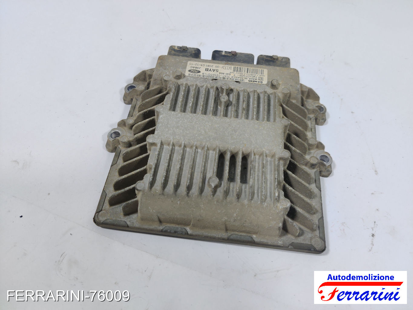 Centralina Motore FORD FIESTA 5 JD, JH 1.4 TDCI 2001-2008 3S6112A650LB, J38AC