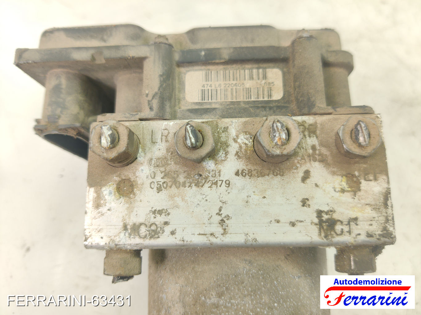 Centralina Pompa Abs FIAT PUNTO 188 1.2 60 1999-2010 46836768, 0265800315 7