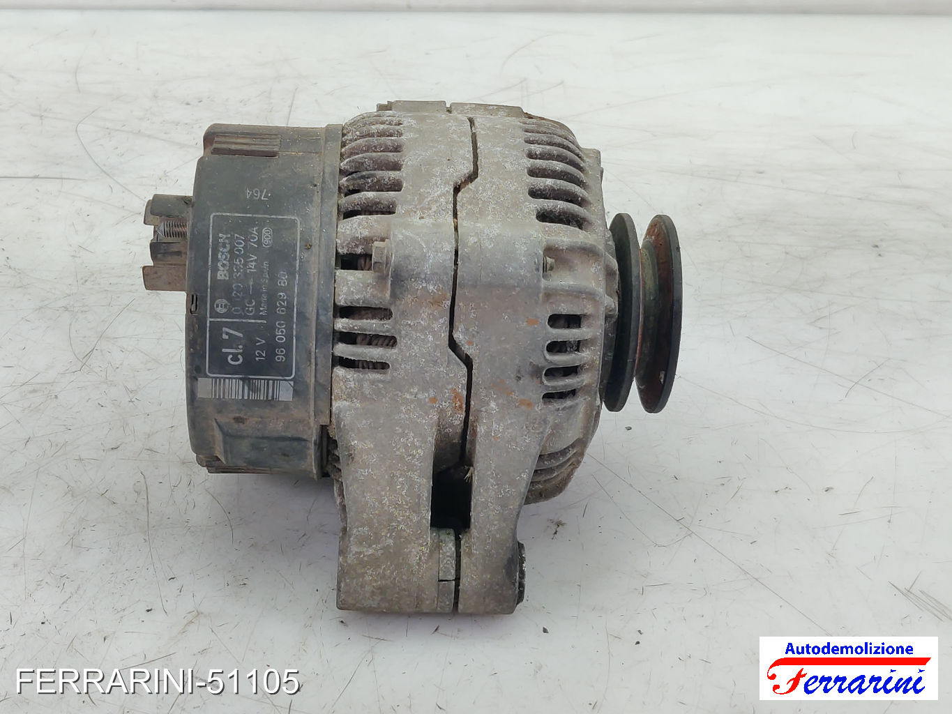 Alternatore CITROEN BERLINGO GFK, GJK, MF 1.4I 1996-2011 9605062980, 0120335007