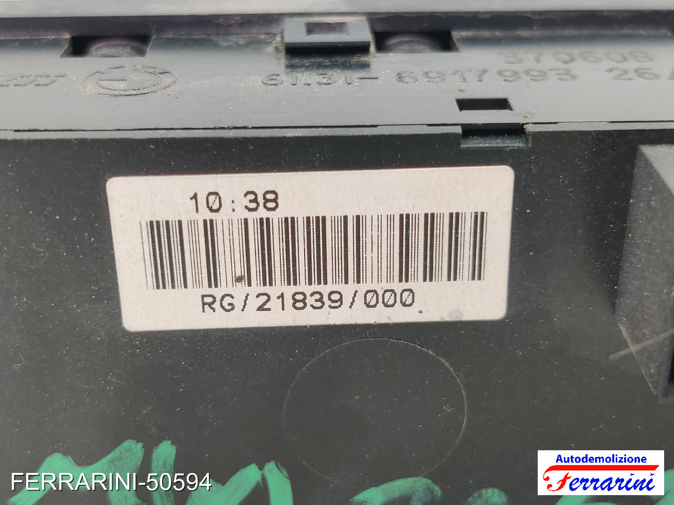 Pulsantiera Tastiera Alzavetro MINI - R50, R53 2001-2006 sinistra, sx, frontale