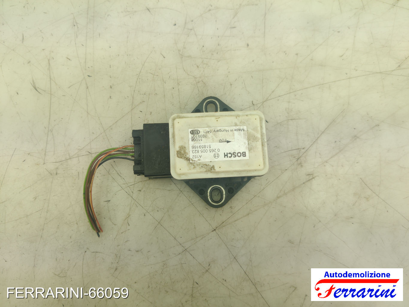 Sensore Imbardata Urto FIAT PUNTO EVO 199 2009-2012 anteriore, frontale 51859166