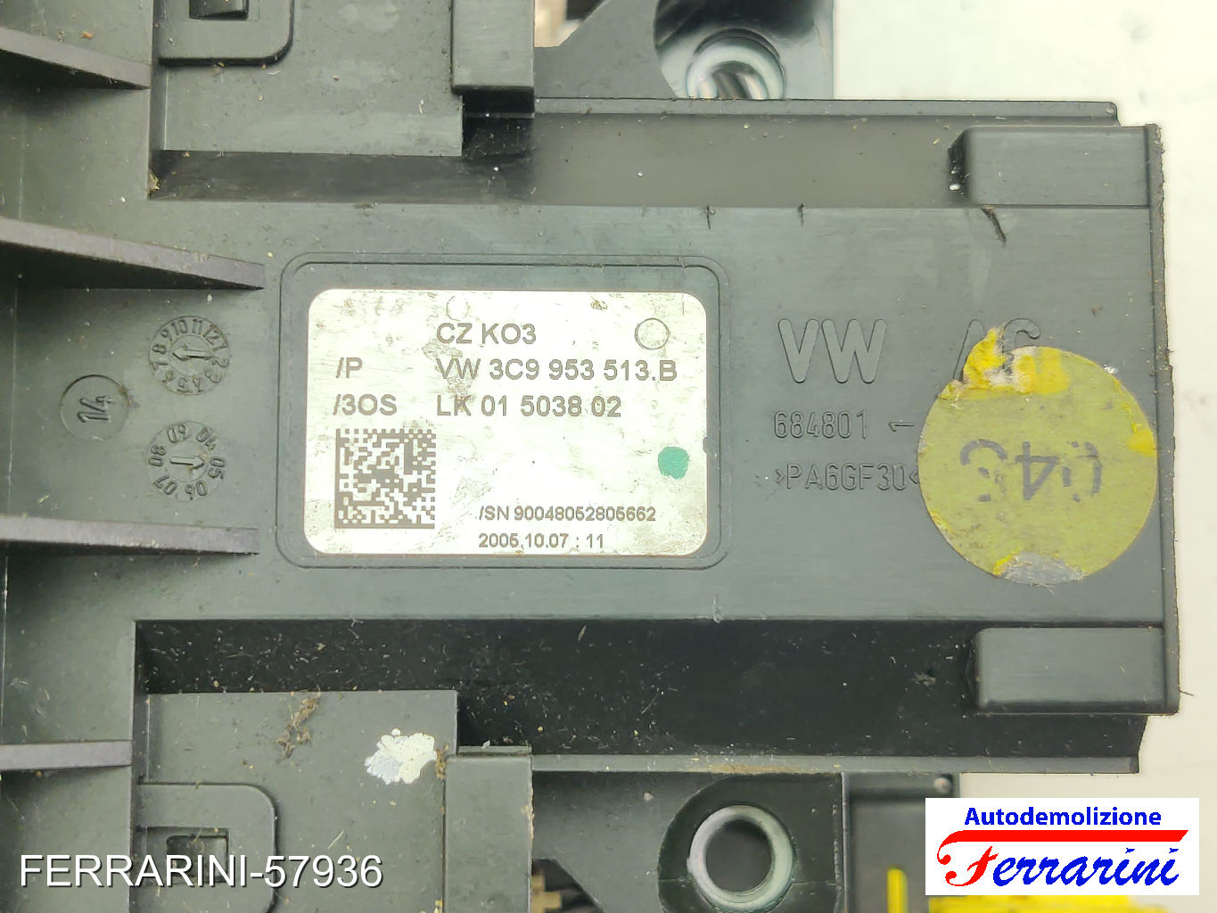 cruise control Devioluci VW PASSAT VARIANT 3C5 2005-2009 3C9953507E