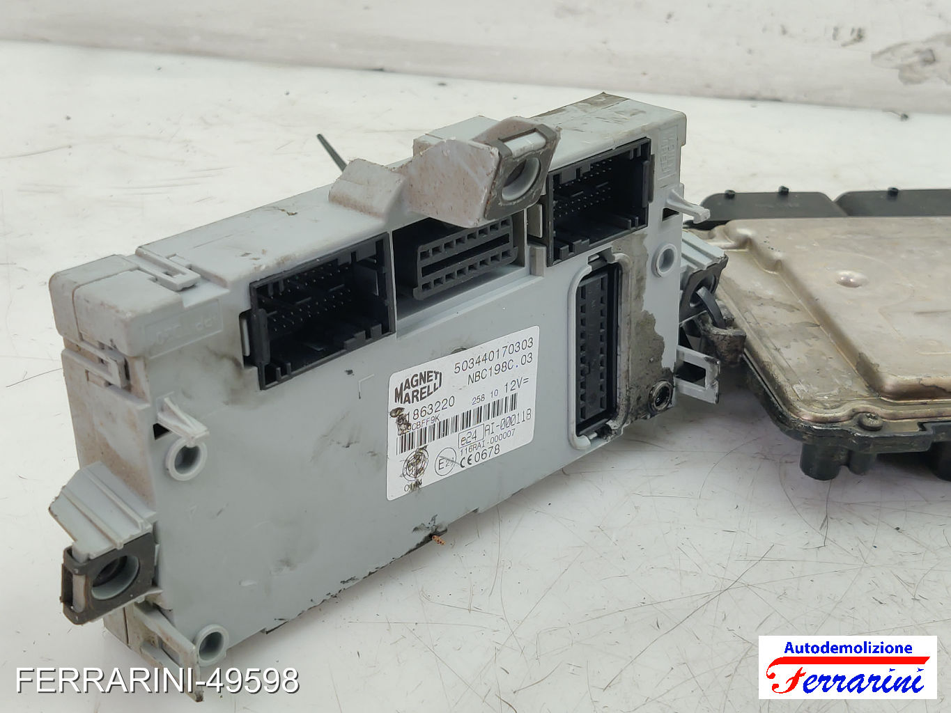 Kit Accensione FIAT BRAVO 2 198 2.0 D MULTIJET 2008-2014 0281017299, 51877431 8
