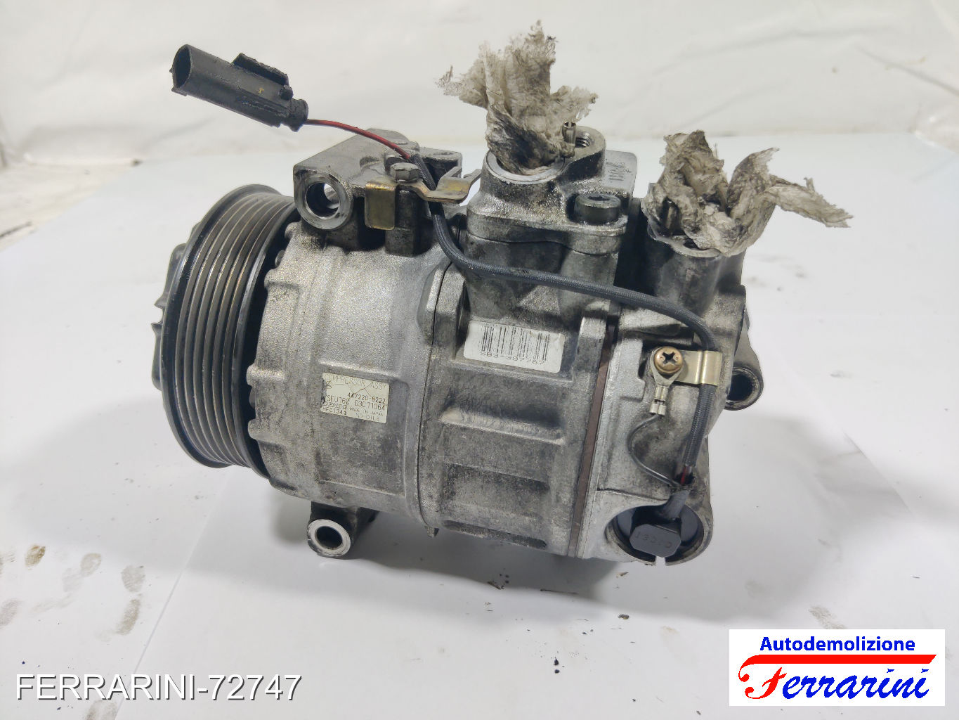 Compressore Clima MERCEDES CLASSE C W203 C 200 CDI 2000-2003 4472208222 13