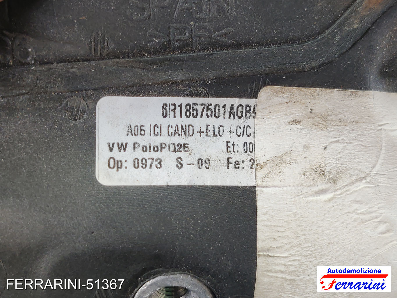 Specchietto Laterale VW POLO 6C1, 6R1 2009-2023 sinistro, sx