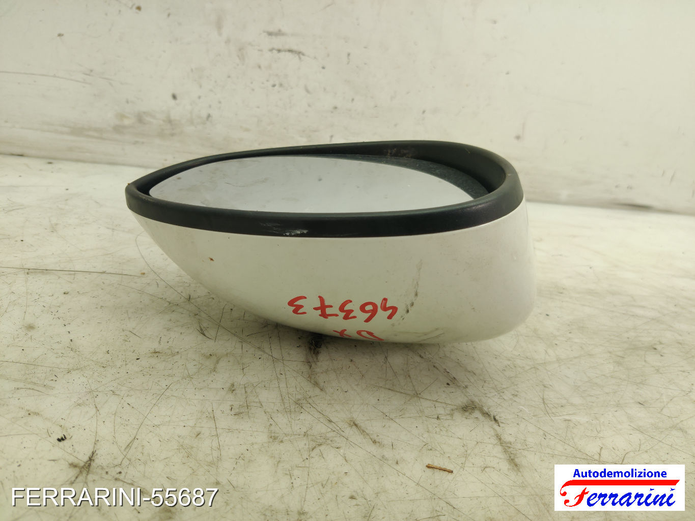 Specchietto Laterale FIAT PUNTO 199 2012-2023 destro, dx 296/A BIANCO DIVINO 9