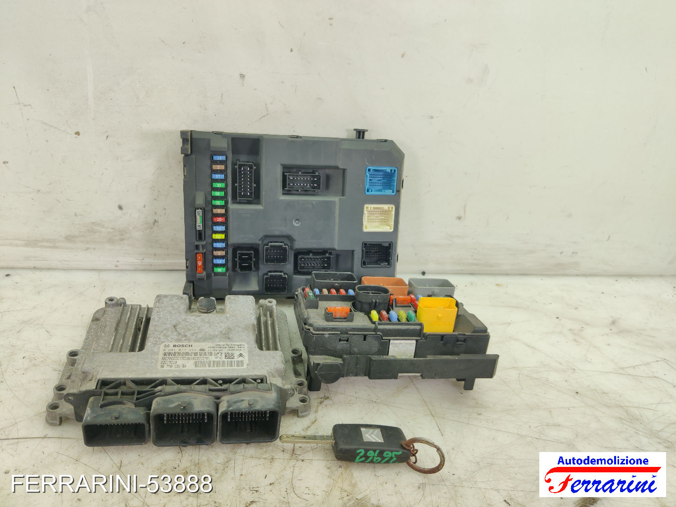 Kit Accensione CITROEN C3 PICASSO SH 1.6 HDI 90 2010-2016 0281017333, EDC17C10 25