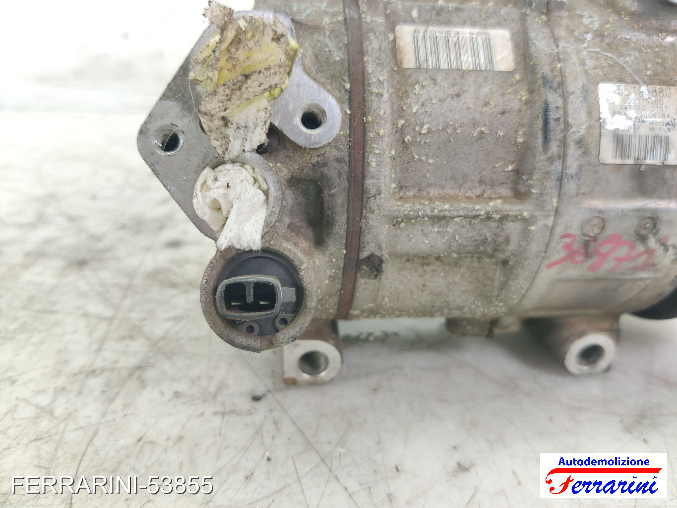 Compressore Clima FIAT GRANDE PUNTO 199 1.4 2005-2015 5D3375200, 09G06264 7
