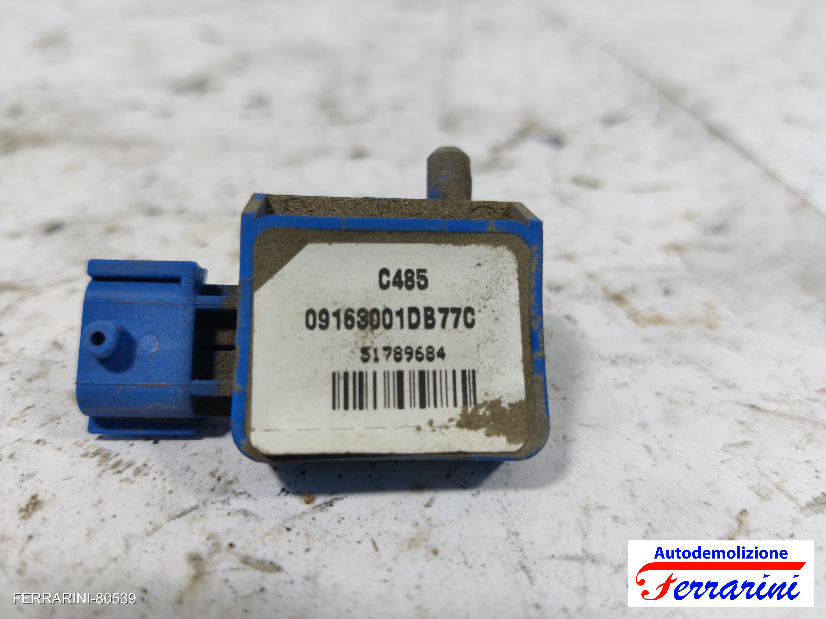 Sensore Airbag Anteriore LANCIA YPSILON 843 2010-2011 51789684, 09163001DB77C