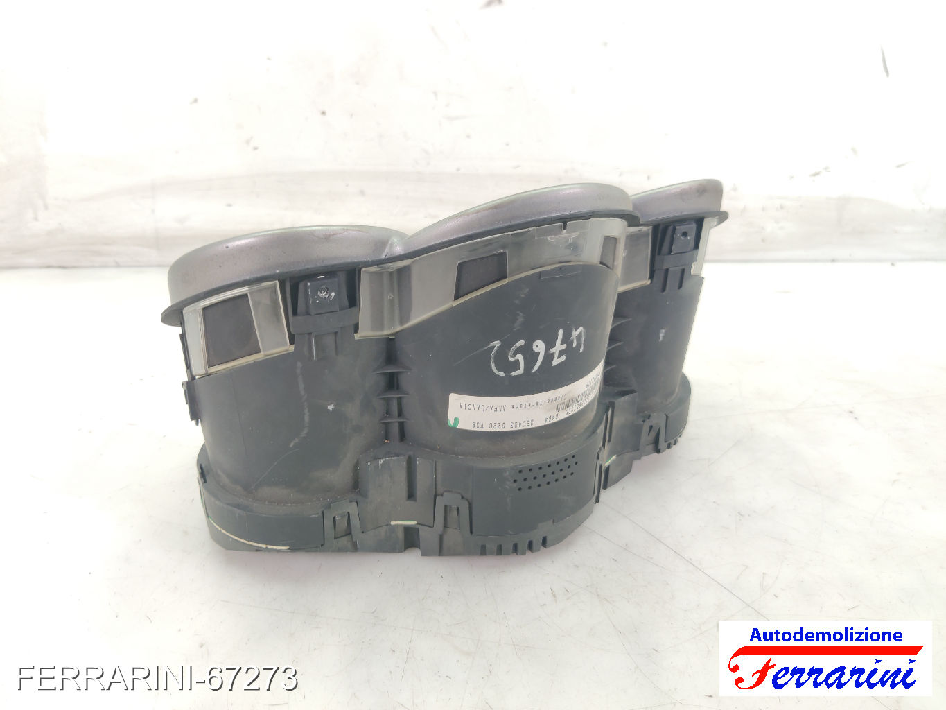 Quadro Contachilometri ALFA ROMEO 147 937 1.6 16V T.SPARK 2001-2010 735290179 10