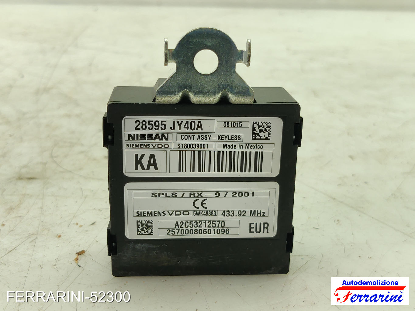 Centralina Keyless RENAULT KOLEOS 1 HY 2.0 DCI 4X4 2008-2023 28595JY40A
