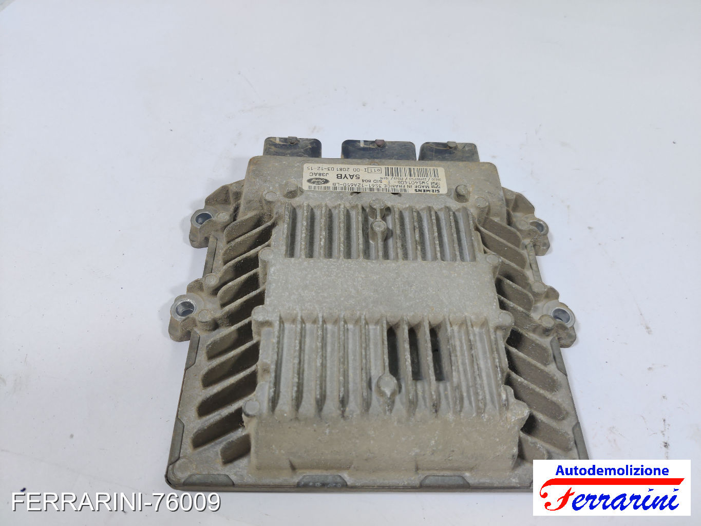 Centralina Motore FORD FIESTA 5 JD, JH 1.4 TDCI 2001-2008 3S6112A650LB, J38AC