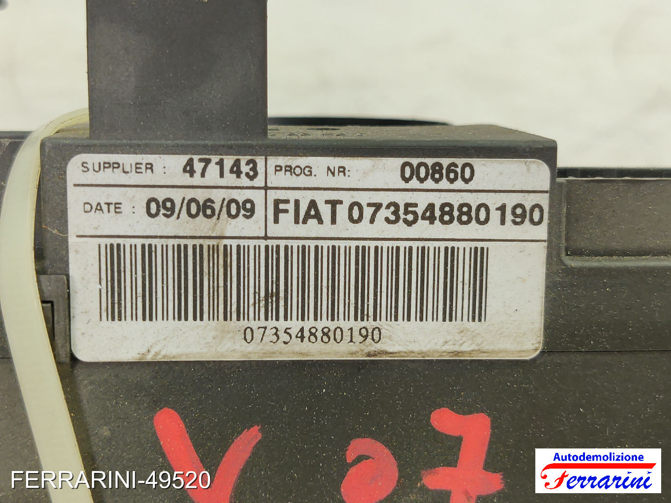 Devioluci LANCIA YPSILON 843 2003-2011 07354880190, 735488019, 09800 18
