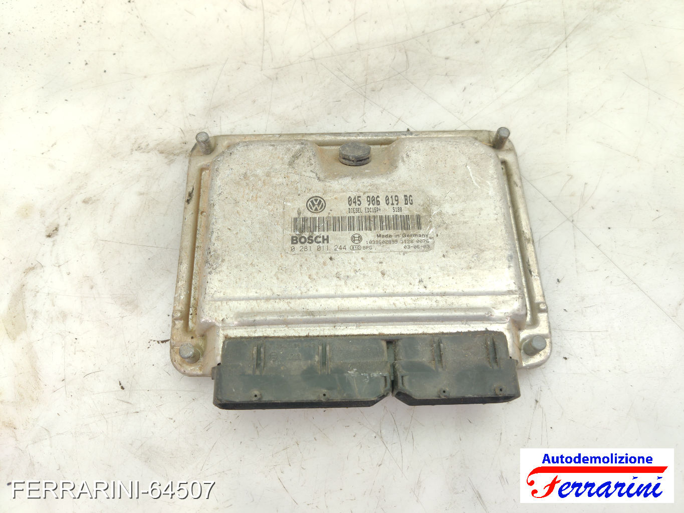 Centralina Motore SEAT IBIZA 3 6L1 1.4 TDI 2002-2005 045906019BG, 0281011244