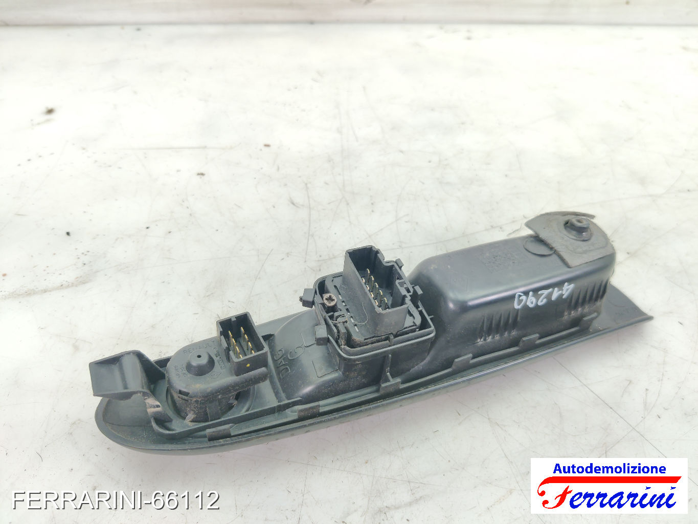 Pulsantiera Tastiera Alzavetro RENAULT CLIO 2 BB, CB 1998-2010 sinistra, sx 6