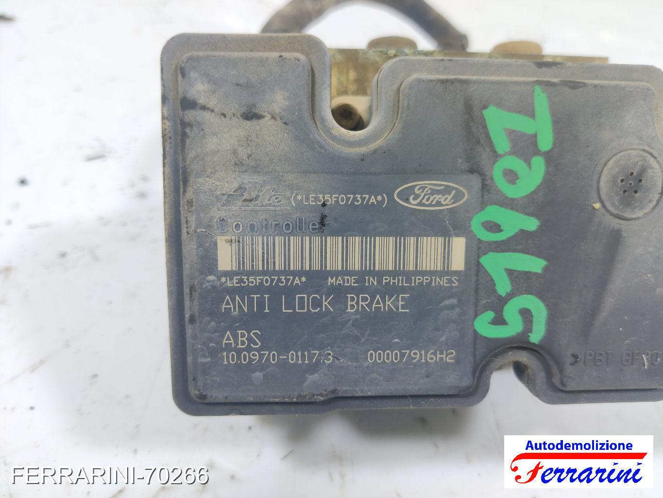 Centralina Pompa Abs FORD FUSION JU 1.4 TDCI 2002-2012 51901, 4S612M110AC