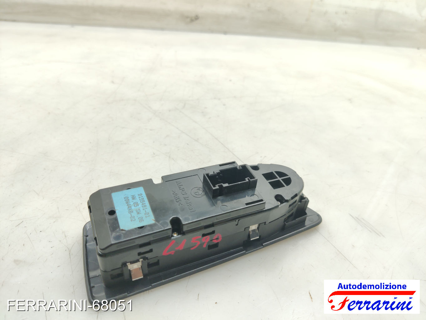 Pulsantiera Tastiera Alzavetro BMW SERIE 1 E87 2004-2011 sinistra, sx, frontale