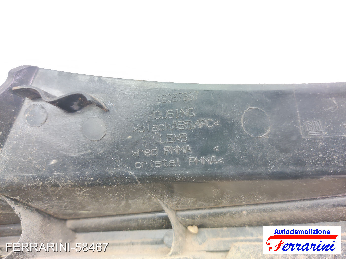 Fanalino Stop Posteriore OPEL CORSA D S07 2011-2014 destro, dx 89318821