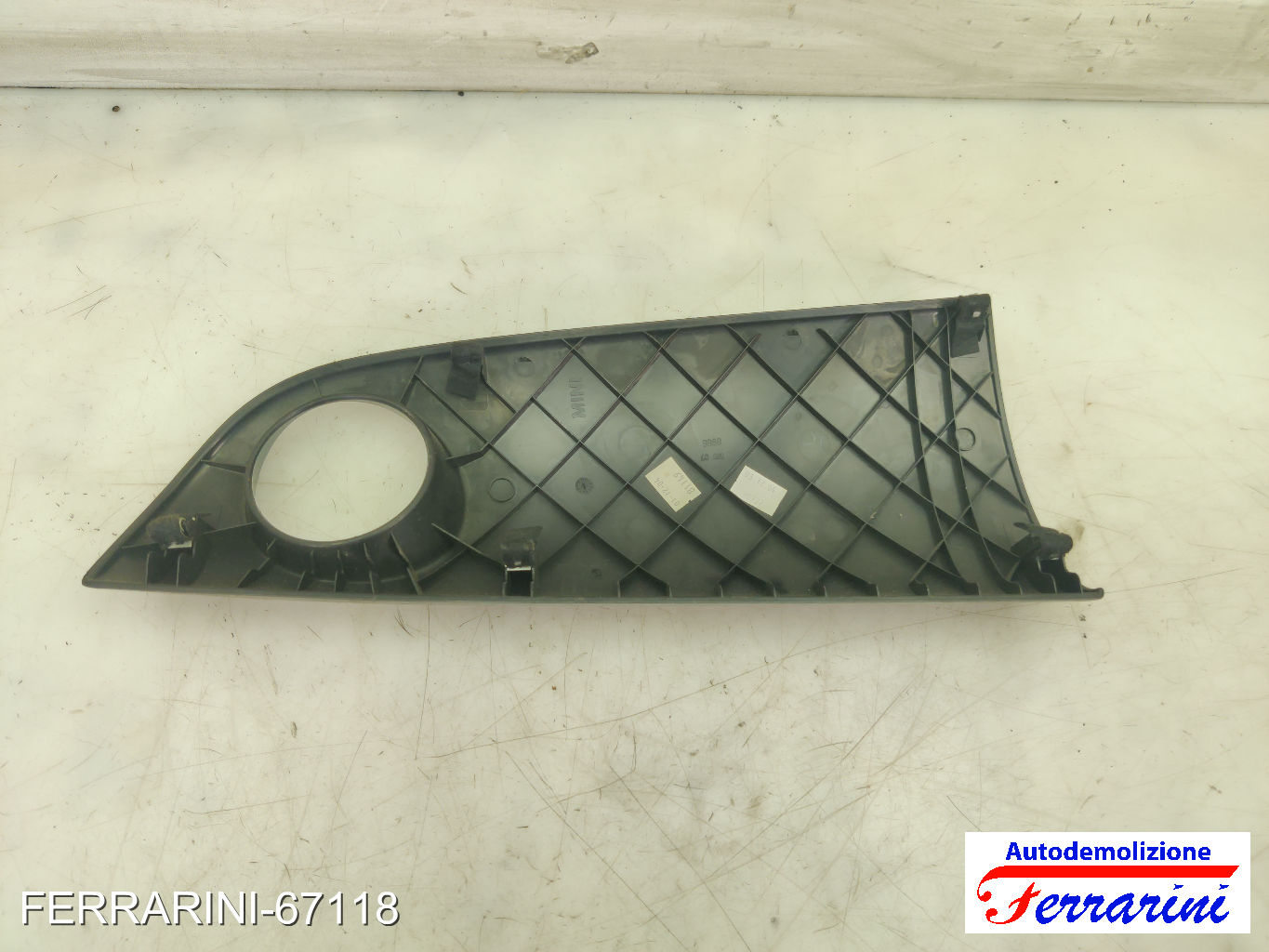 modanatura fascione cruscotto MINI - R50, R53 2003-2006 destro, dx 51459145706