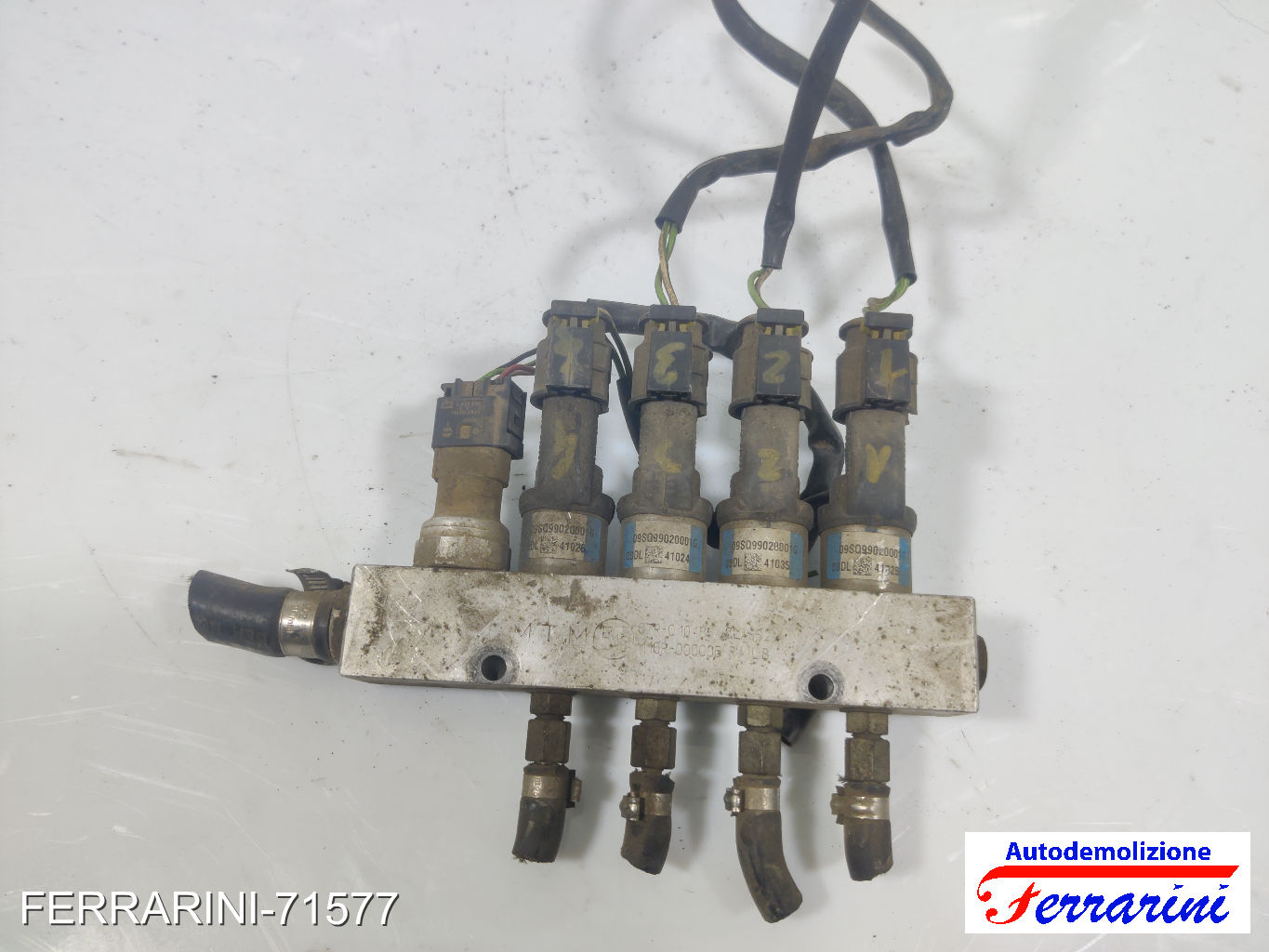 flauto 4 iniettori GPL BRC FIAT PANDA 169 1.2 2003-2012 09SQ99020001G