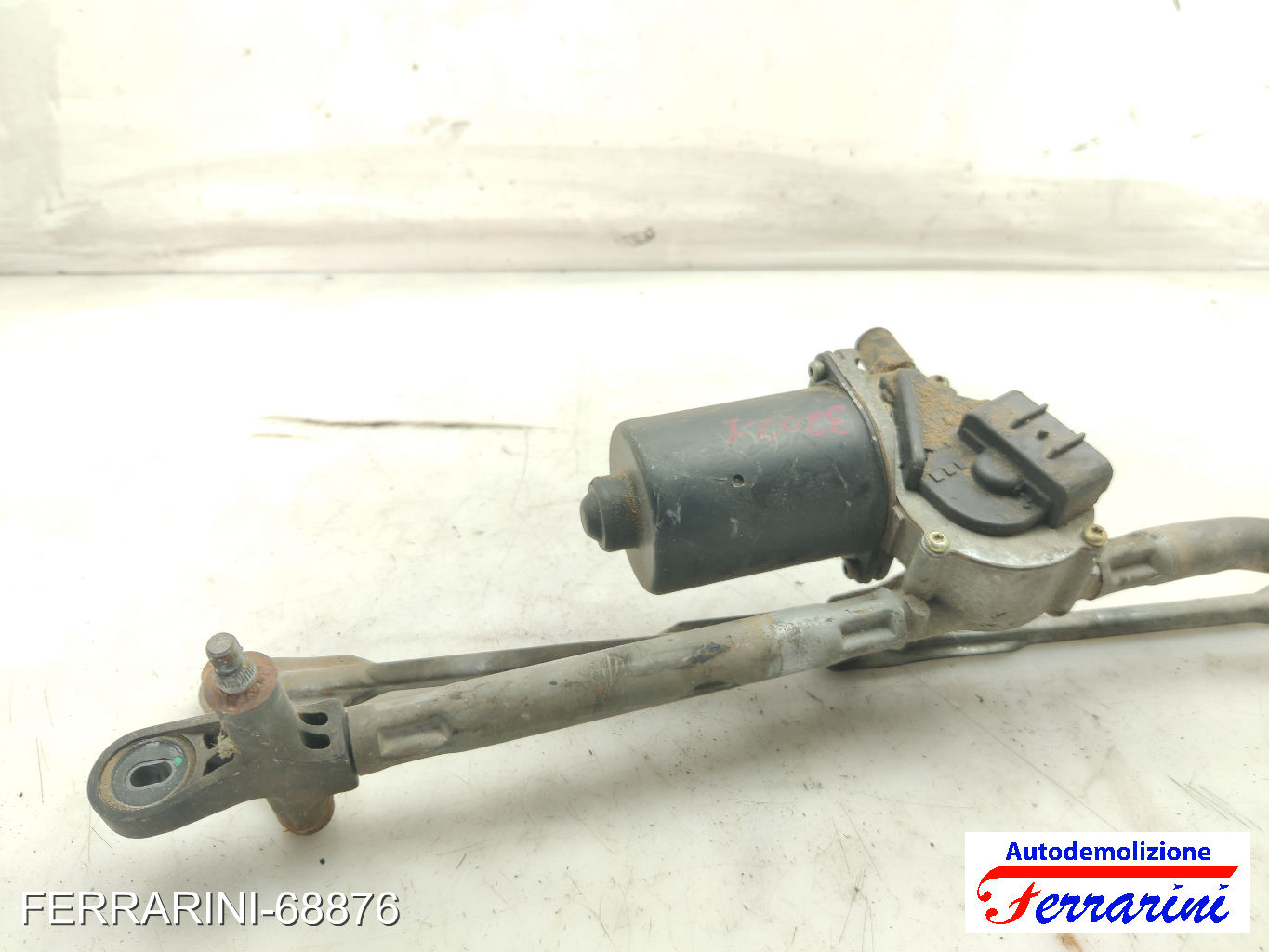 Spazzacqua Motorino Tergicristallo FIAT PUNTO 188 2003-2012 anteriore, frontale 8