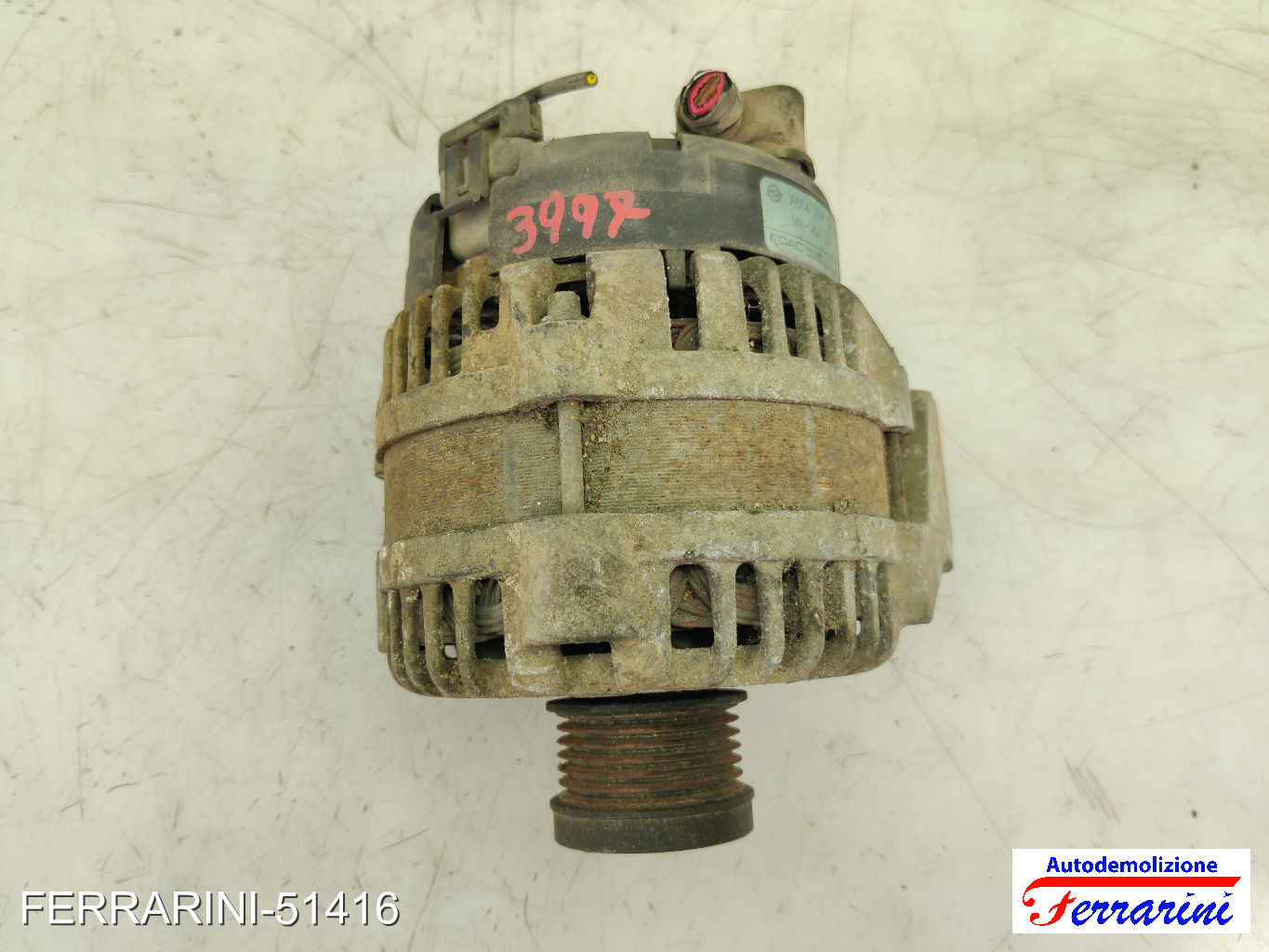 Alternatore SSANGYONG KYRON 2.0 XDI 4X4 2005-2023 A6641540002, 6651540002