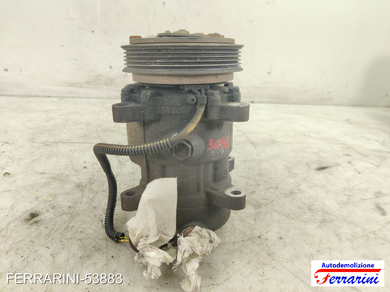 Compressore Clima CITROEN SAXO S0, S1 1.5 D 1996-2001 9641111780, SD6V121431F 10
