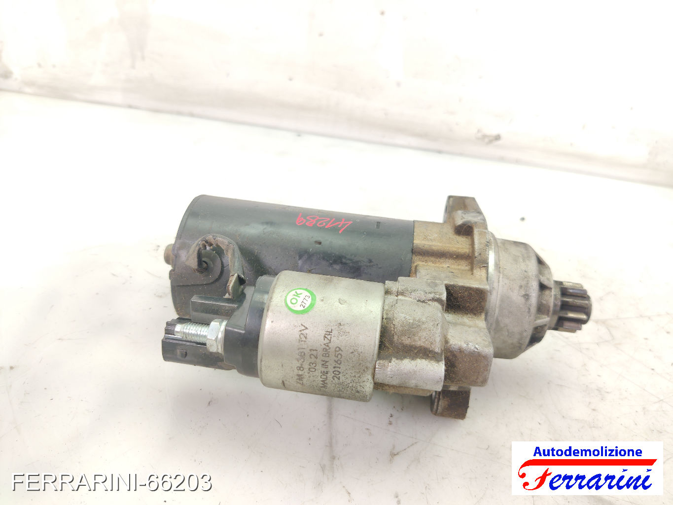 Motorino Avviamento AUDI A3 8P1 2.0 TDI 16V 2003-2012 02M911023P, 02E911023H 7