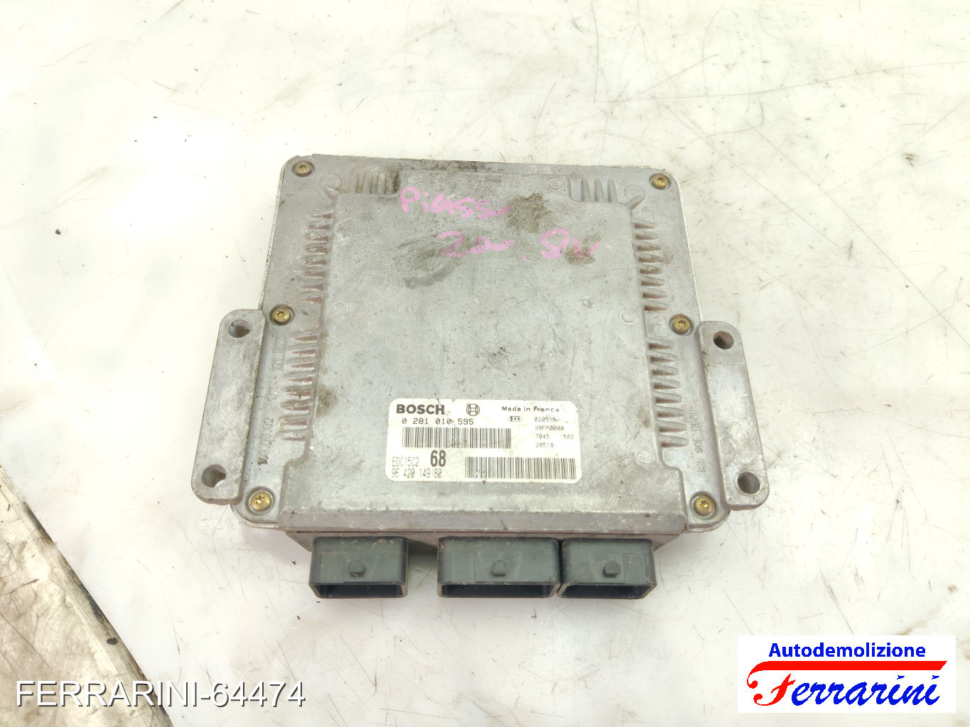 Centralina Motore CITROEN XSARA PICASSO N68 2.0 HDI 1999-2011 9642014980
