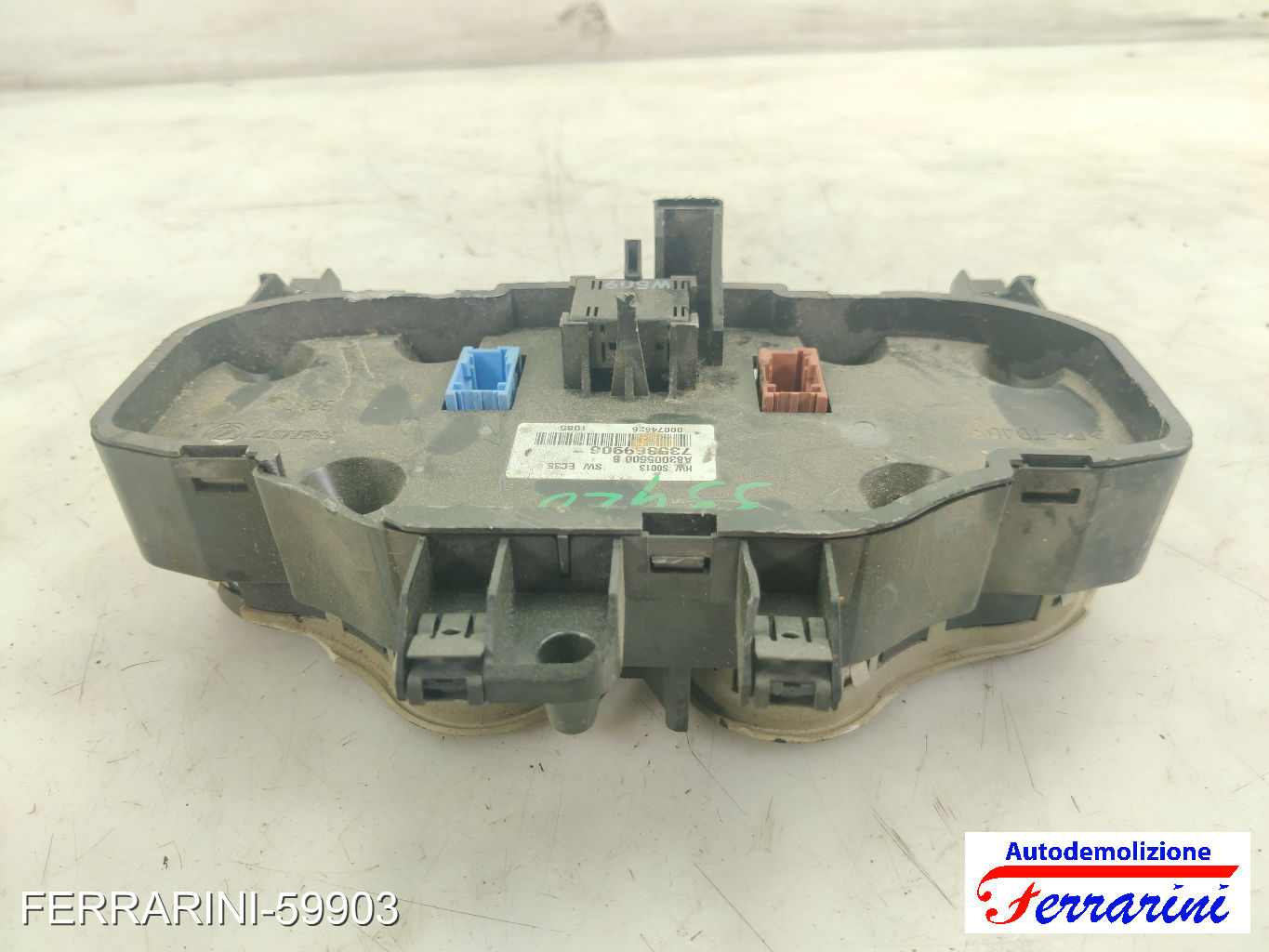 automatico bizona Tastiera Clima FIAT PANDA 169 2003-2012 anteriore, frontale