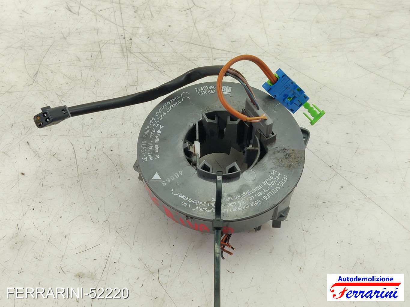 Spiralto Massa Strisciante OPEL CORSA C X01 2000-2009 24459850, 1610662