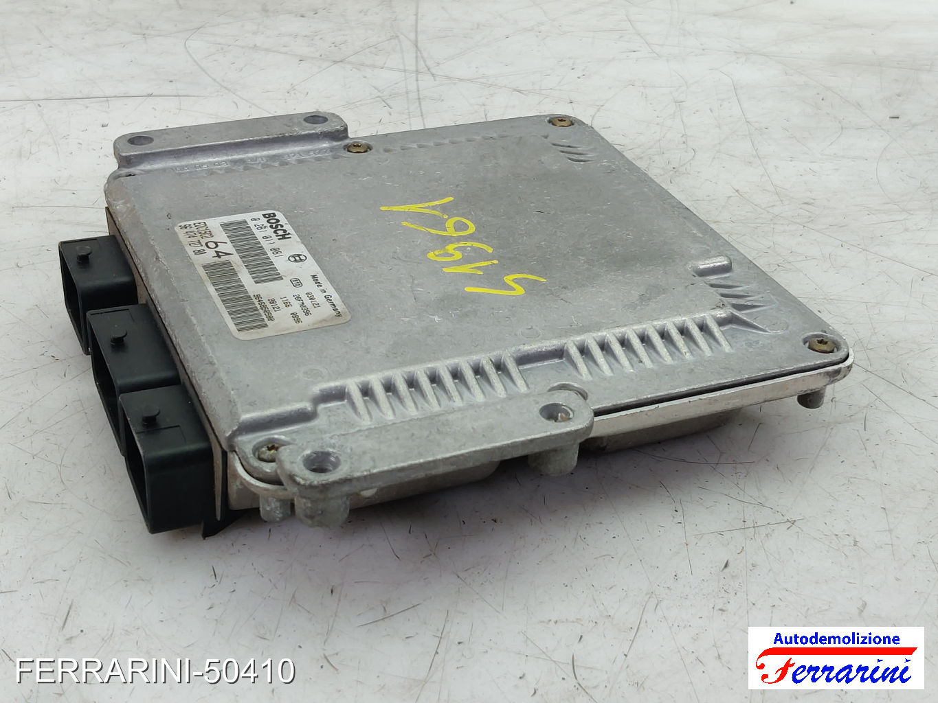 Centralina Motore PEUGEOT 307 3A/C 2.0 HDI 110 2000-2007 0281011081, 9647472780
