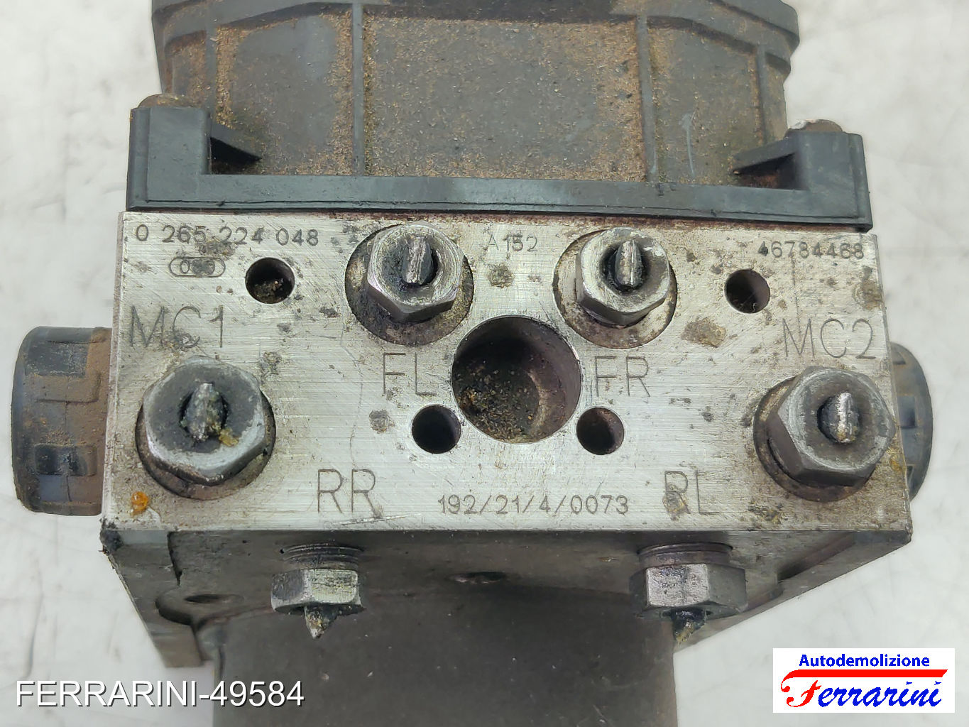 Centralina Pompa Abs FIAT STILO 192 1.9 JTD 2002-2006 0265224048, 46784468