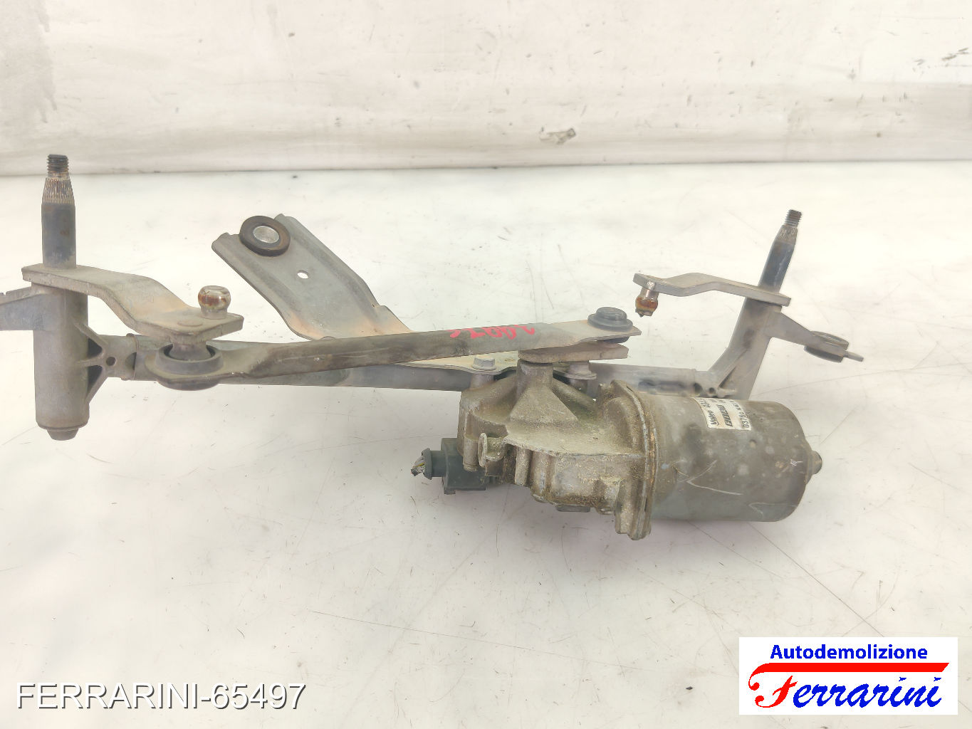 Spazzacqua Motorino Tergicristallo FIAT GRANDE PUNTO 199 2005-2009 anteriore 9