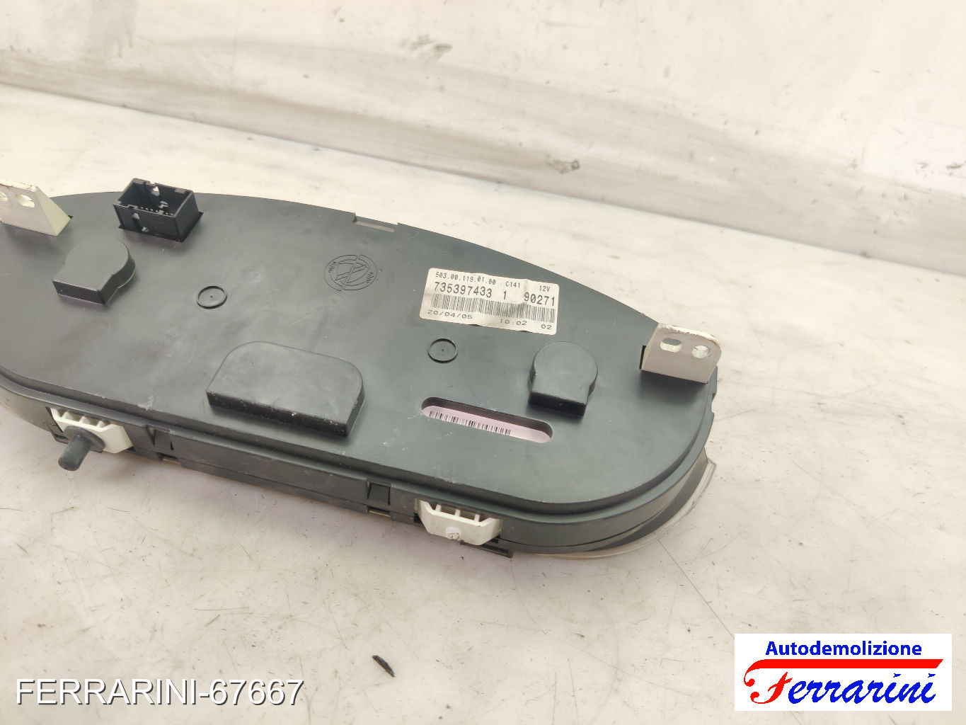Quadro Contachilometri LANCIA MUSA 350 1.4 2004-2012 735397433, 503001190100
