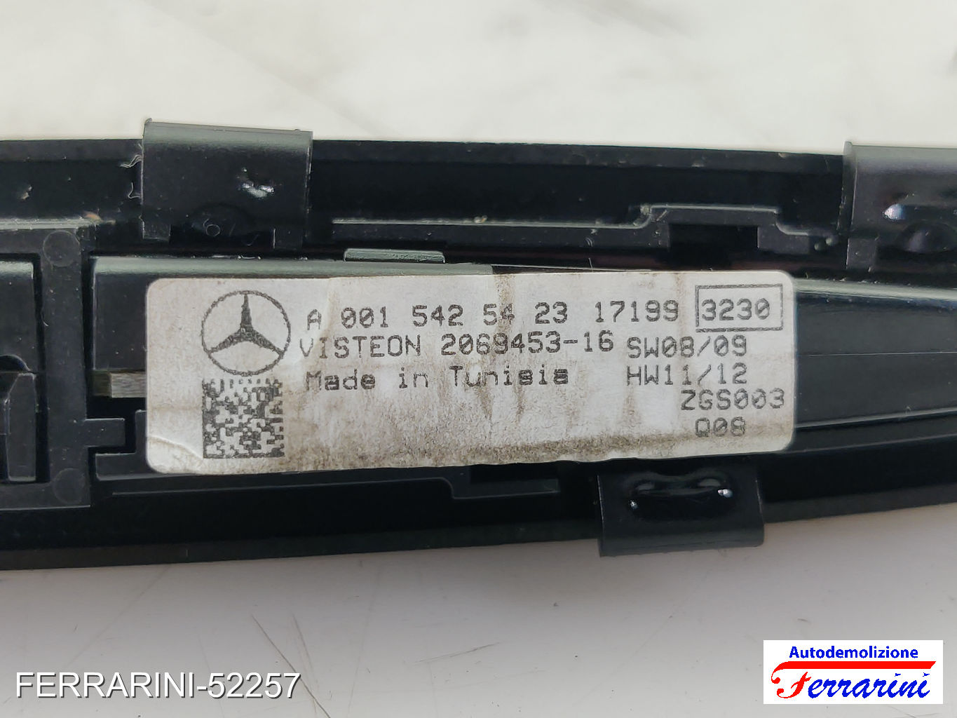 Display Indicatore Parcheggio PDC MERCEDES CLASSE C S205 2015-2018 A0015425423