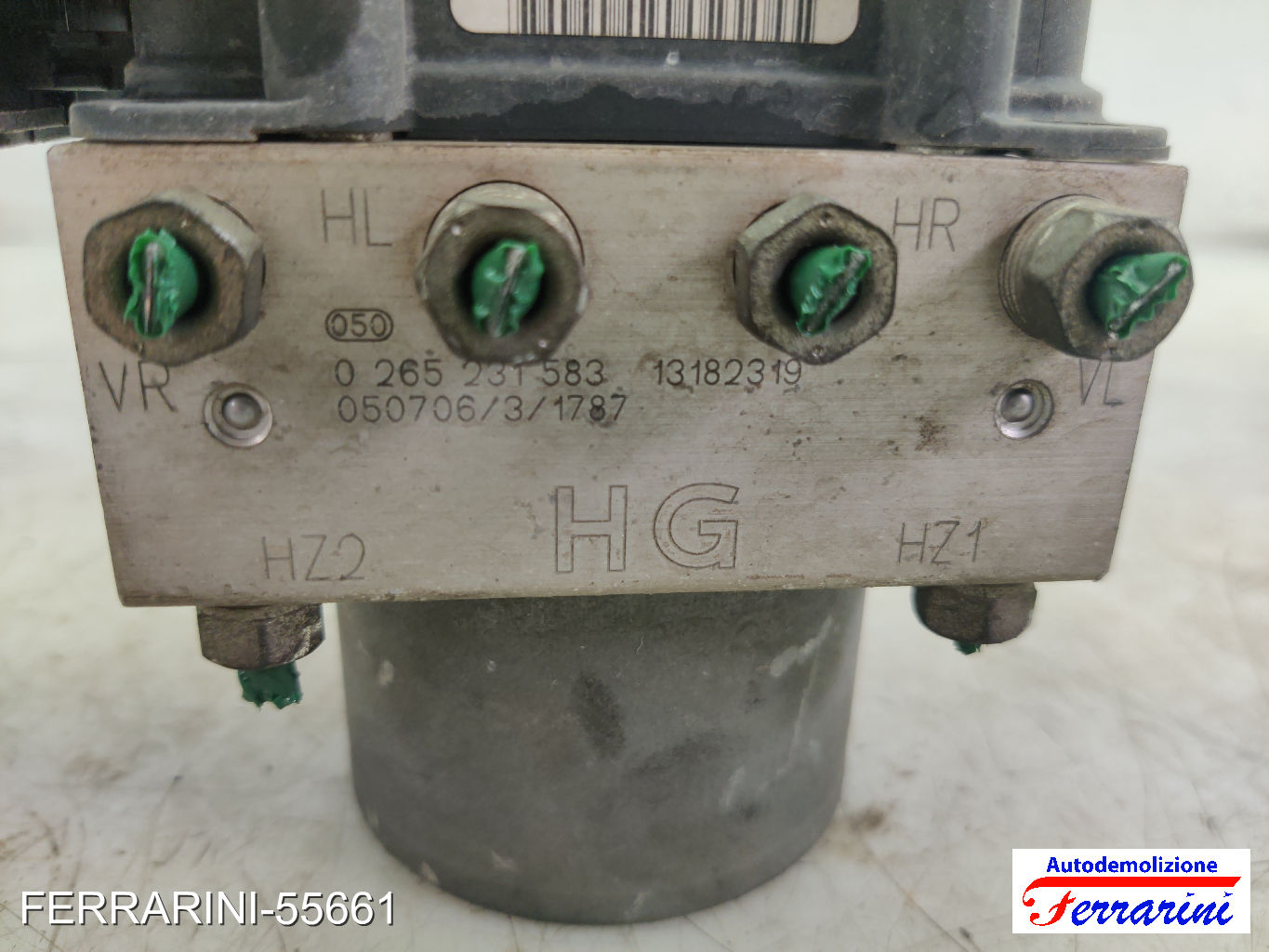 Centralina Pompa Abs OPEL CORSA C X01 1.0 2003-2009 13182319, 0265800443 6