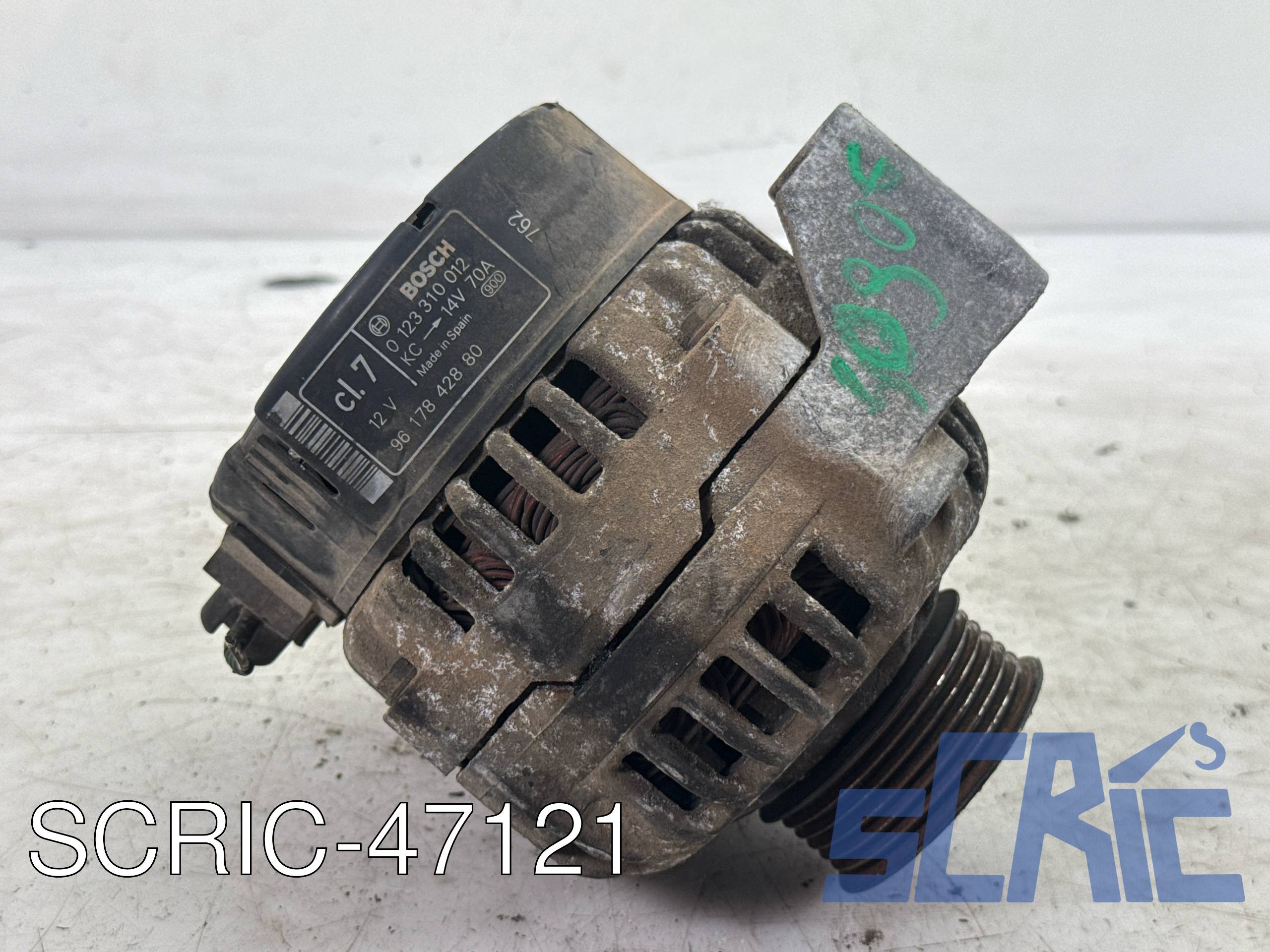 Alternatore FIAT SCUDO 220 1.9 D 1996-2006 9617842880, 0123310012