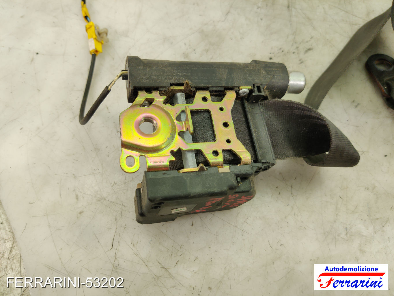Cintura Di Sicurezza FIAT PANDA 169 2003-2012 sinistra, sx, frontale, anteriore