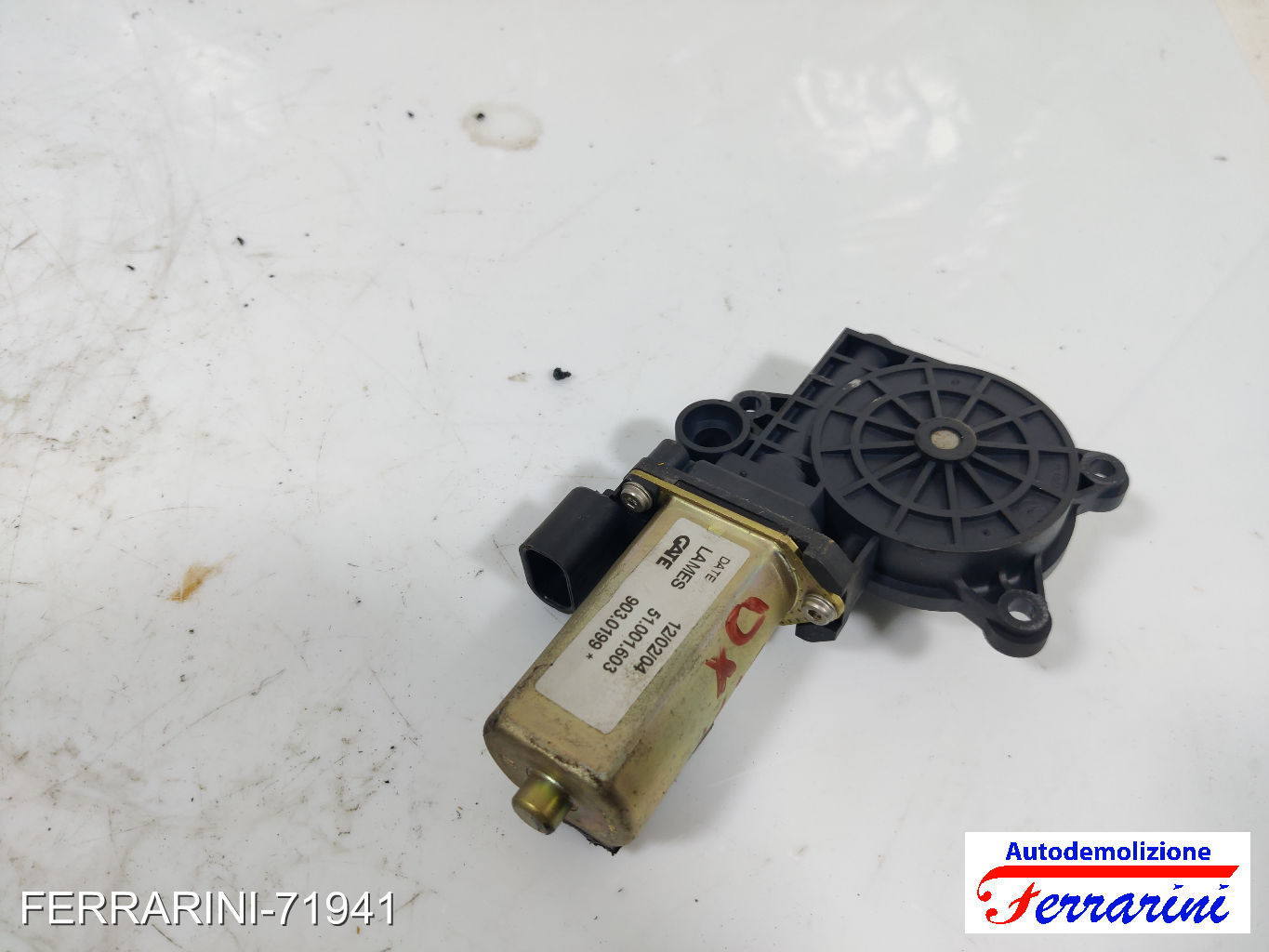 Alzavetro LANCIA YPSILON 843 2003-2011 destro, dx, frontale, anteriore 51001603