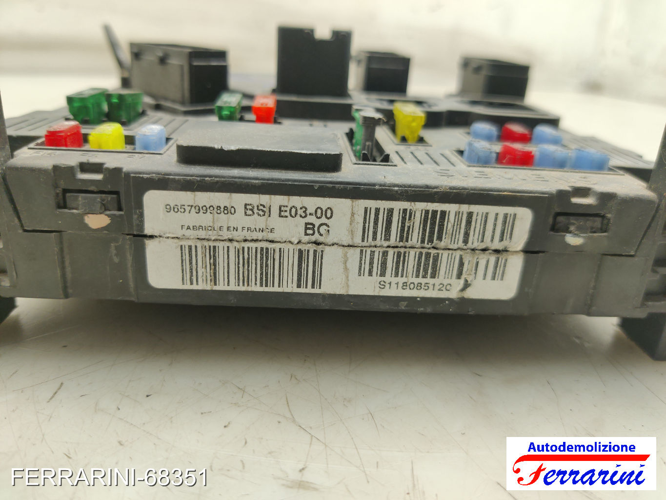 Body Computer PEUGEOT 407 6D 2.0 HDI 135 2004-2010 9655772480, BSIE0300 8